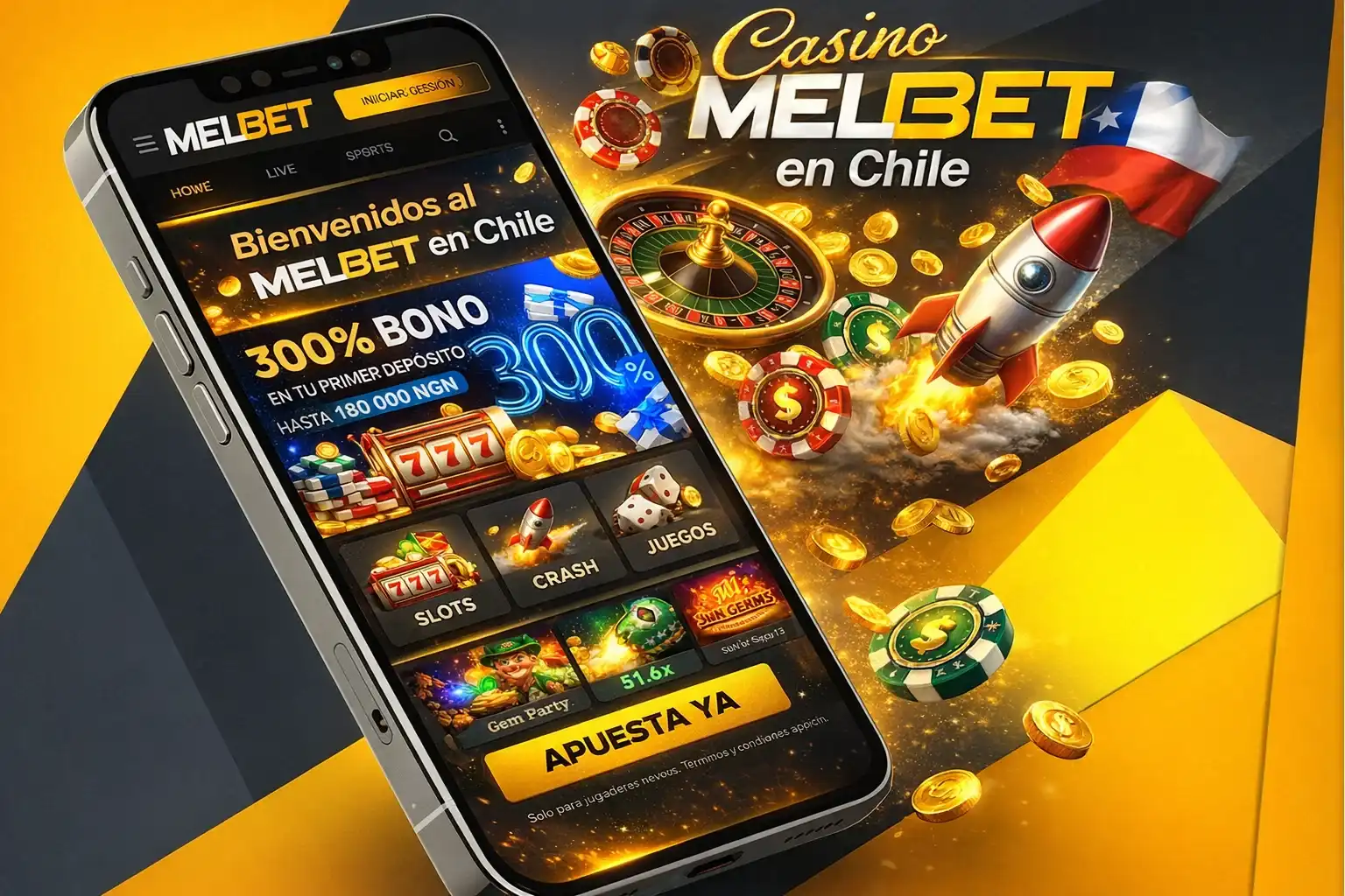 Casino Melbet en Chile 2026