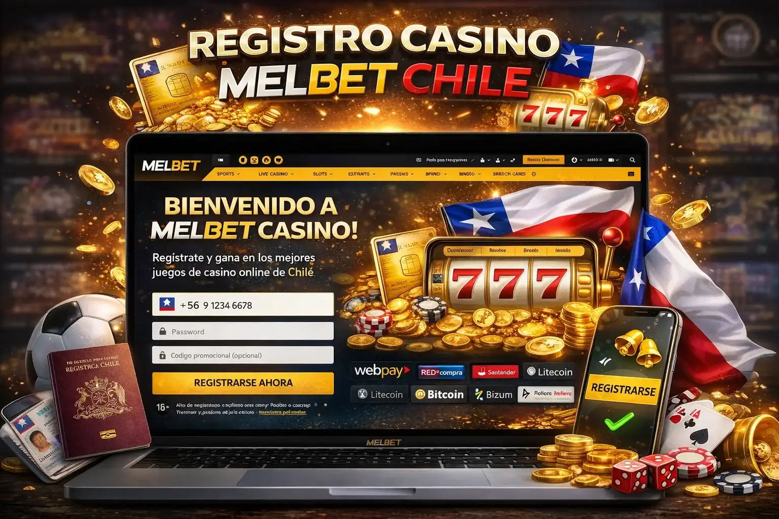 Registro en Melbet en Chile
